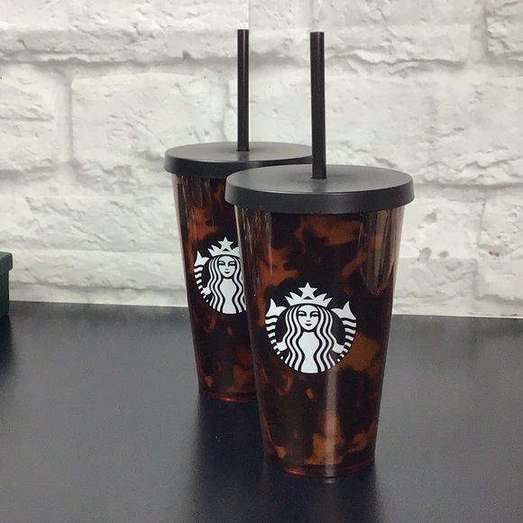 Brand New Limited Edition 2019 Mocha Swirl Starbucks Tortoise Grande Tumbler - Picture 2 of 6